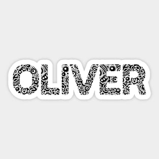 OLIVER NAME Sticker